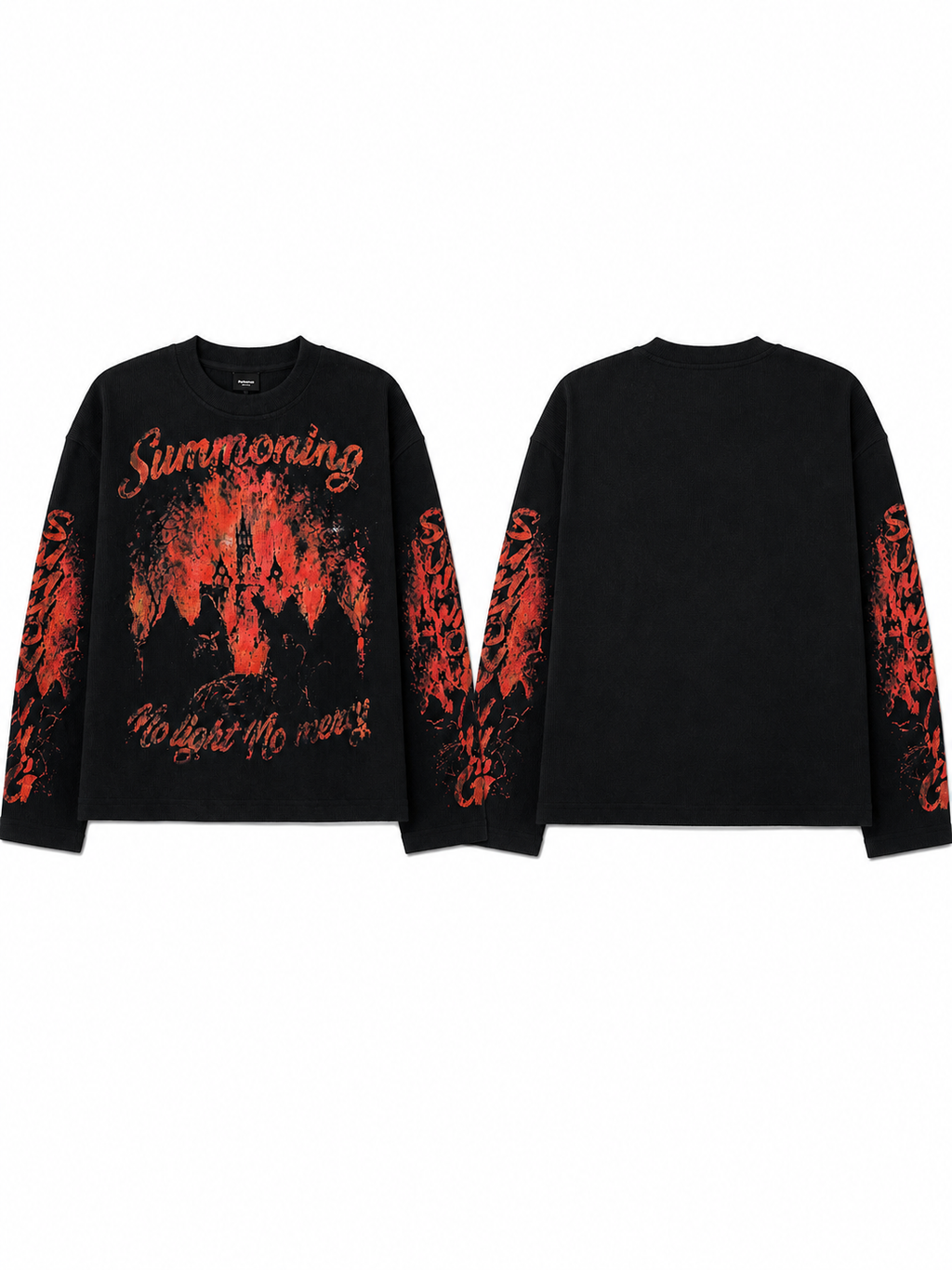Rebel Flame Boxy Waffle T-Shirt