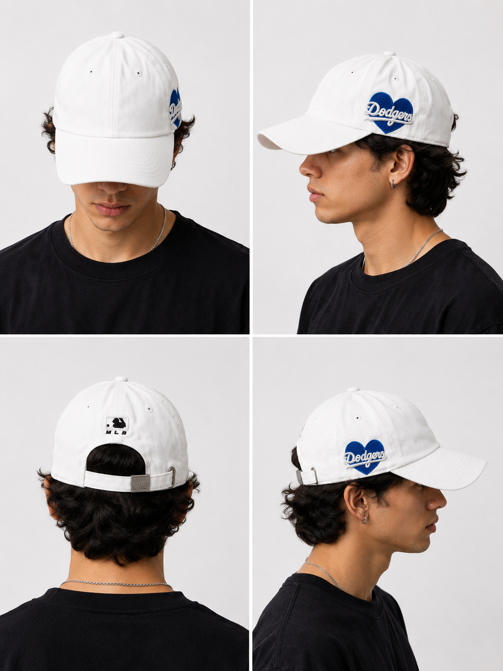Blue Heart MLB Cap
