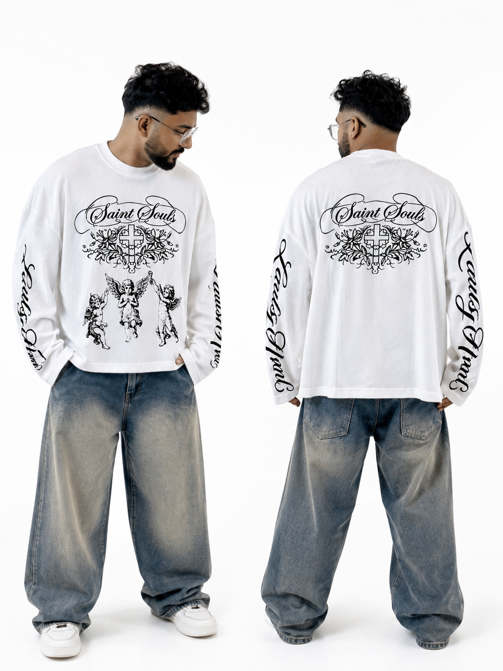 Saint Souls Boxy Waffle T-Shirt