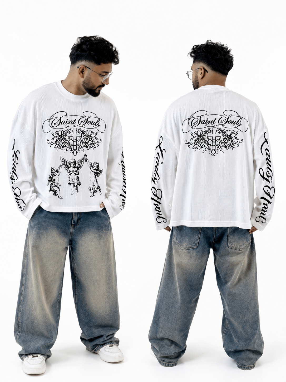 Saint Souls Boxy Waffle T-Shirt