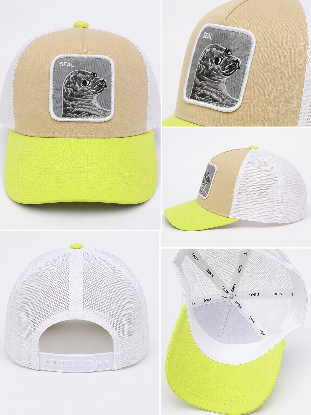 Neon Seal Trucker Cap