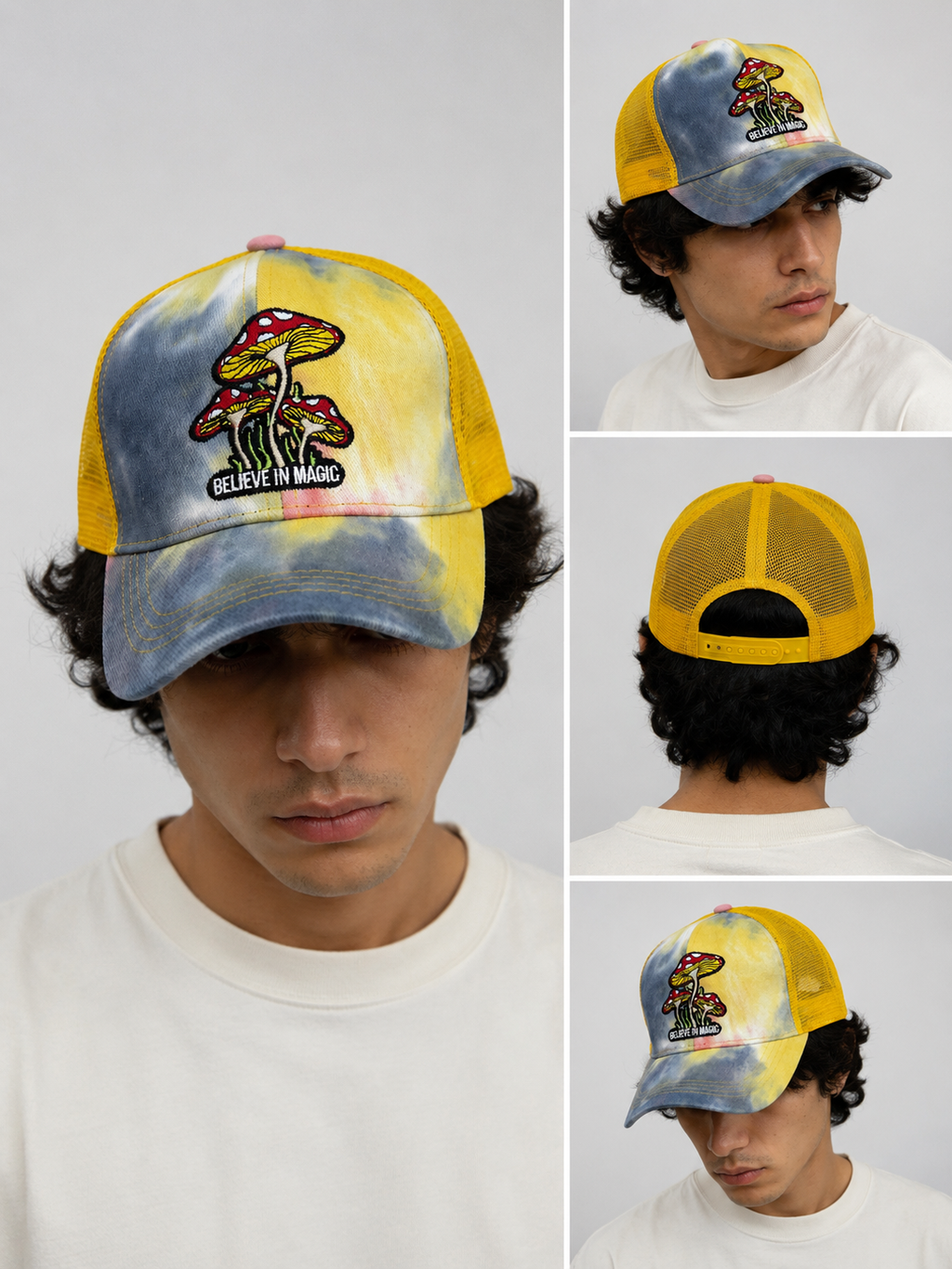 Magic Mushroom Trucker Cap