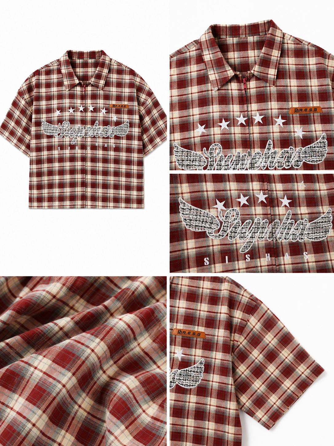 Vintage Riot Boxy Zip Shirt