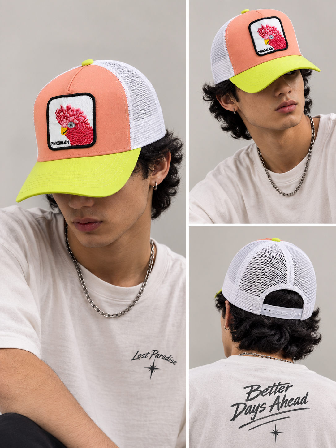 Neon Flight Trucker Cap