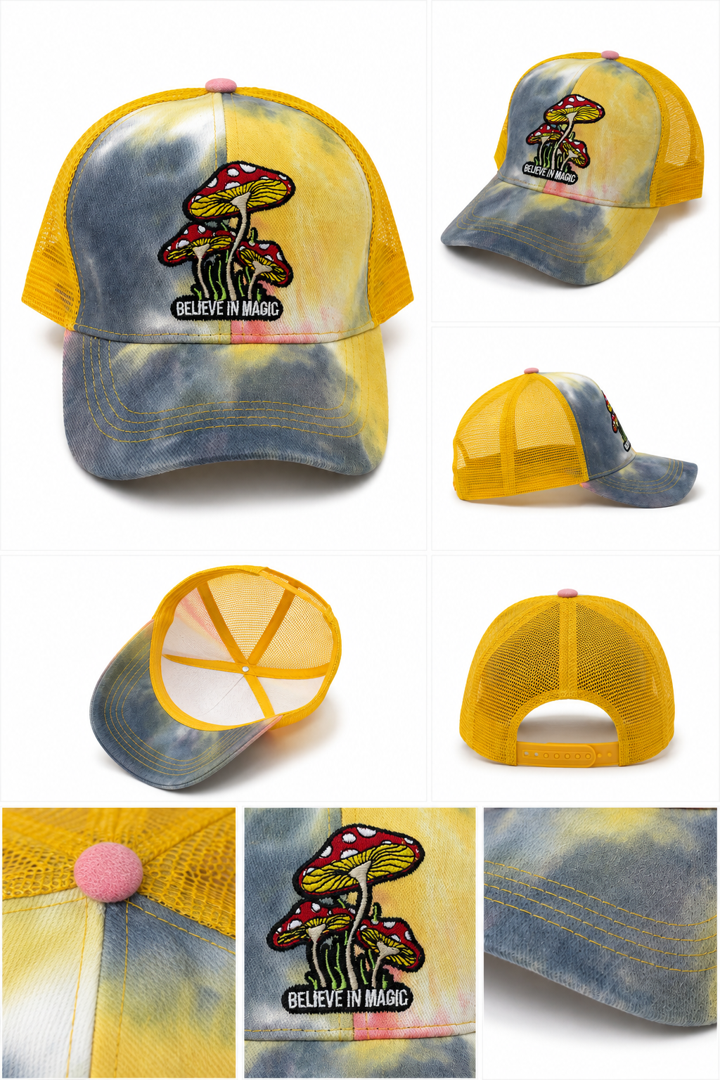 Magic Mushroom Trucker Cap