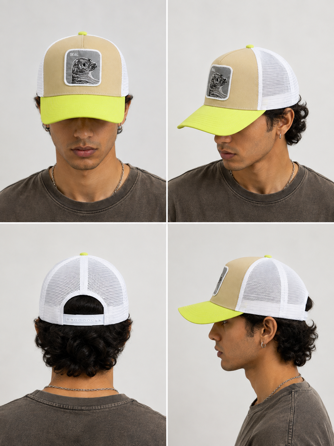 Neon Seal Trucker Cap