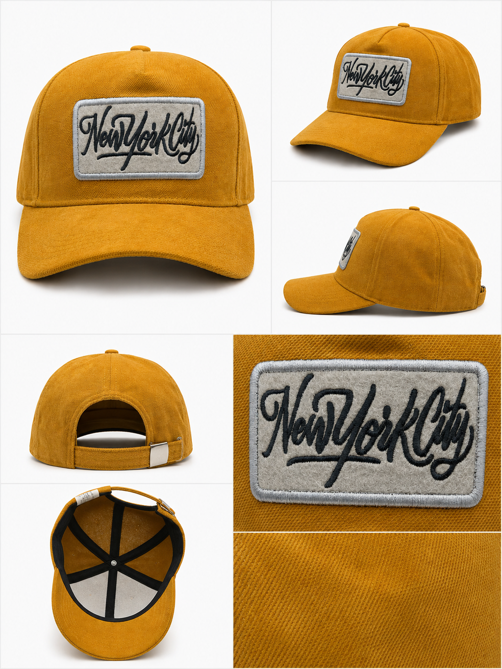 NYC Golden Patch Cap