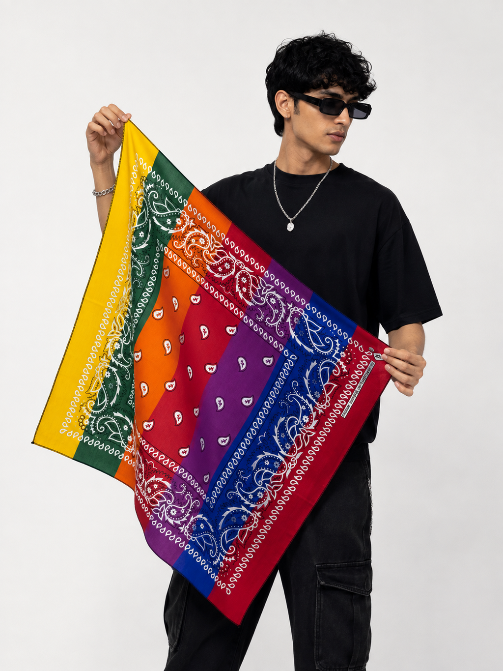 Multicolor Drip Bandana