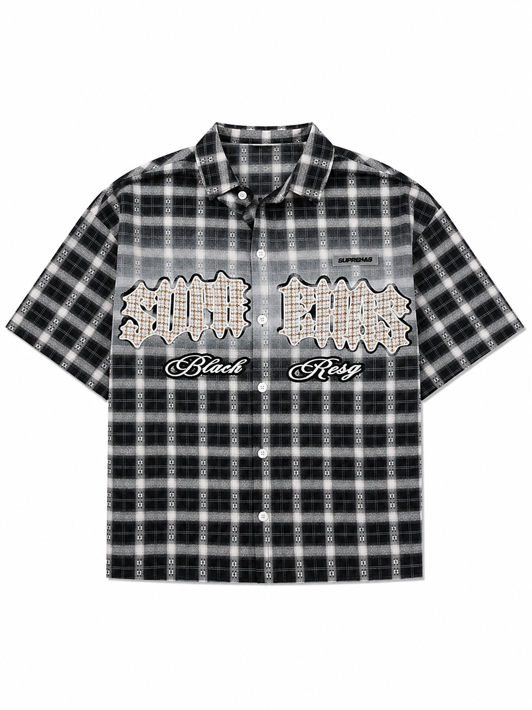 Rebel Grid Boxy Shirt