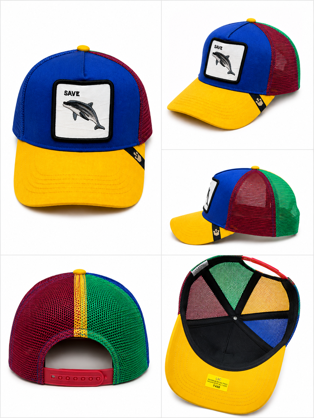 Dolphin Drift Trucker Cap