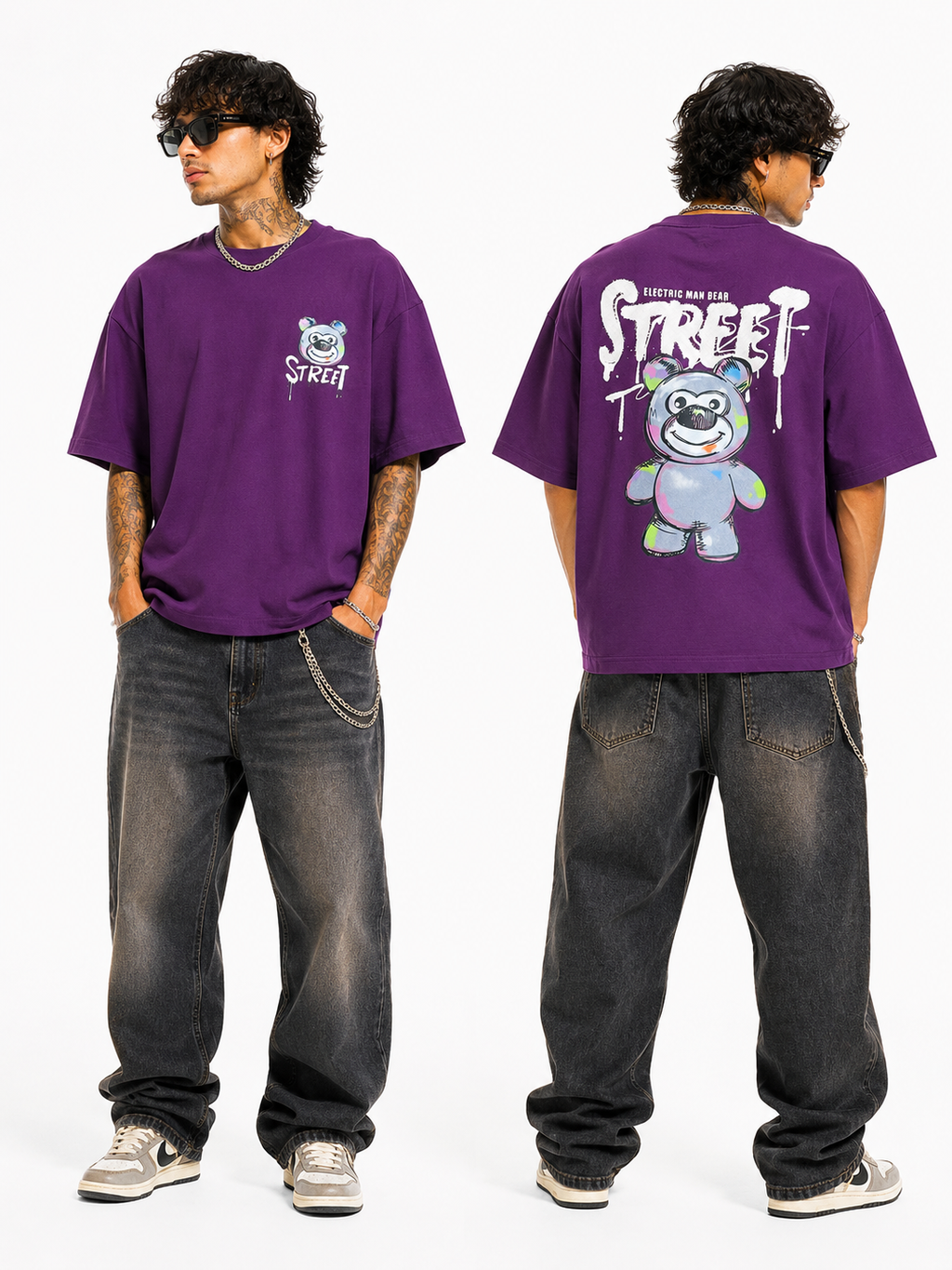 Street Bear Oversized T-Shirt