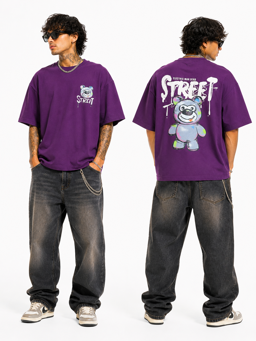 Street Bear Oversized T-Shirt