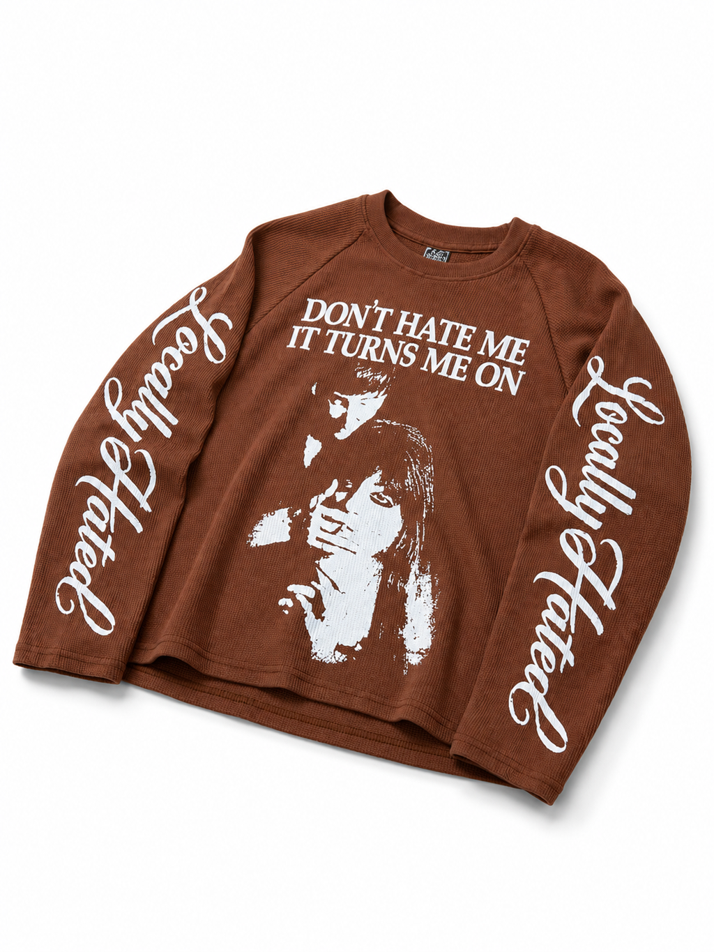 Hated Lover Boxy Waffle T-Shirt