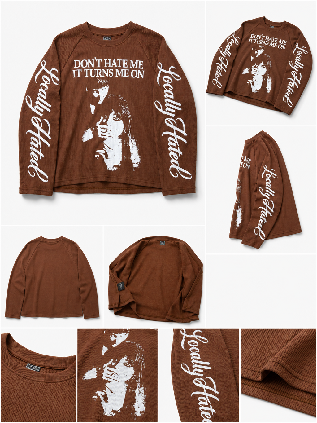 Hated Lover Boxy Waffle T-Shirt