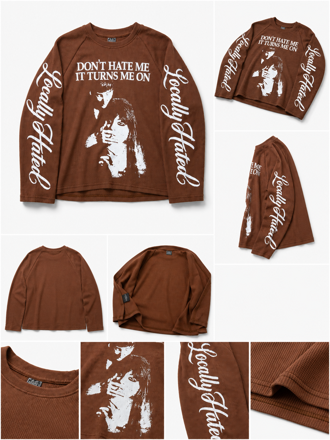 Hated Lover Boxy Waffle T-Shirt