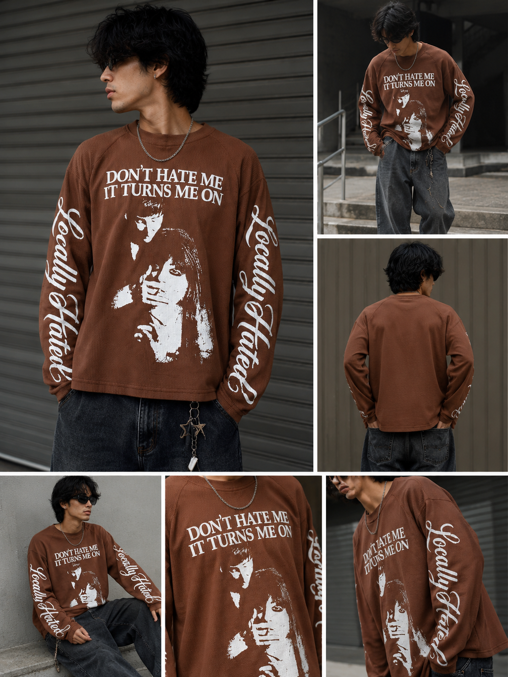 Hated Lover Boxy Waffle T-Shirt