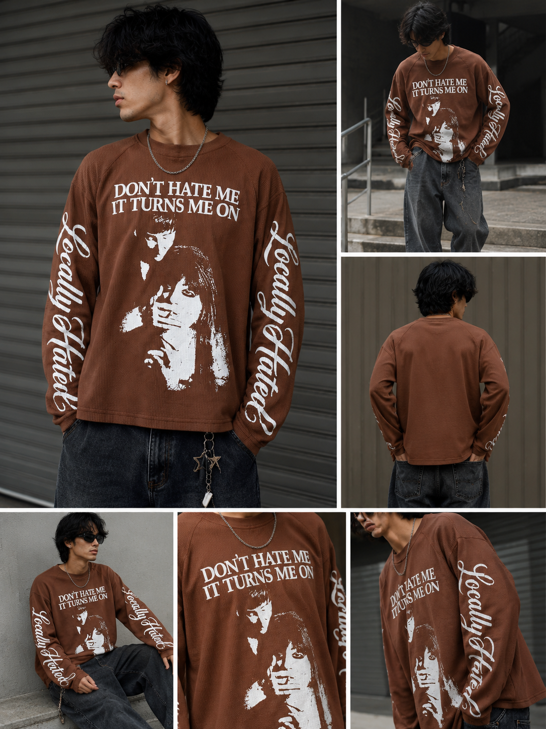 Hated Lover Boxy Waffle T-Shirt