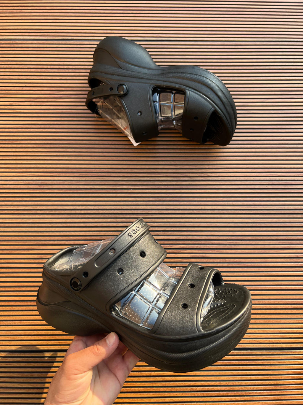 Crocs Classic Crush Sandals (Girls)